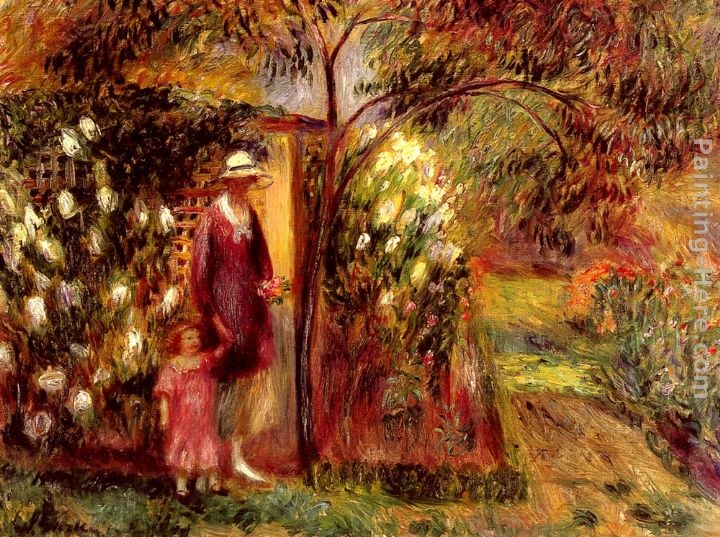 William Glackens Two In A Garden